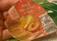 100% polpa di mela e pesca