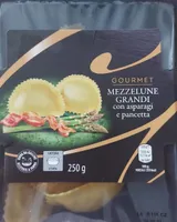 Mezzelune Grandi con Asparagi e Pancetta