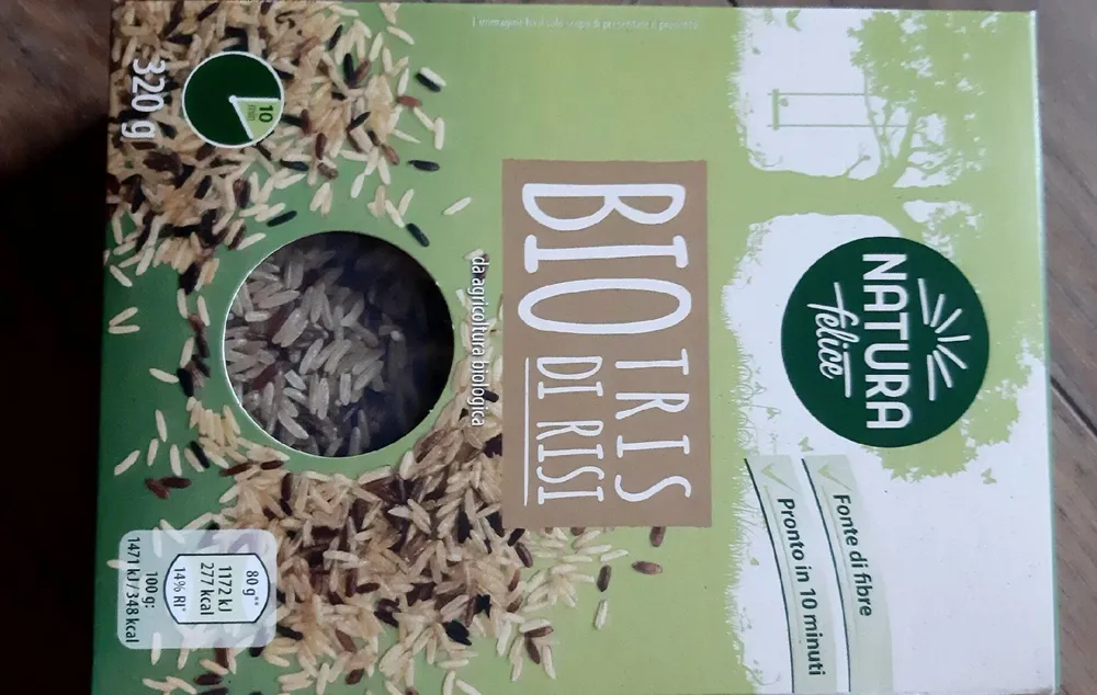 Bio tris di risi
