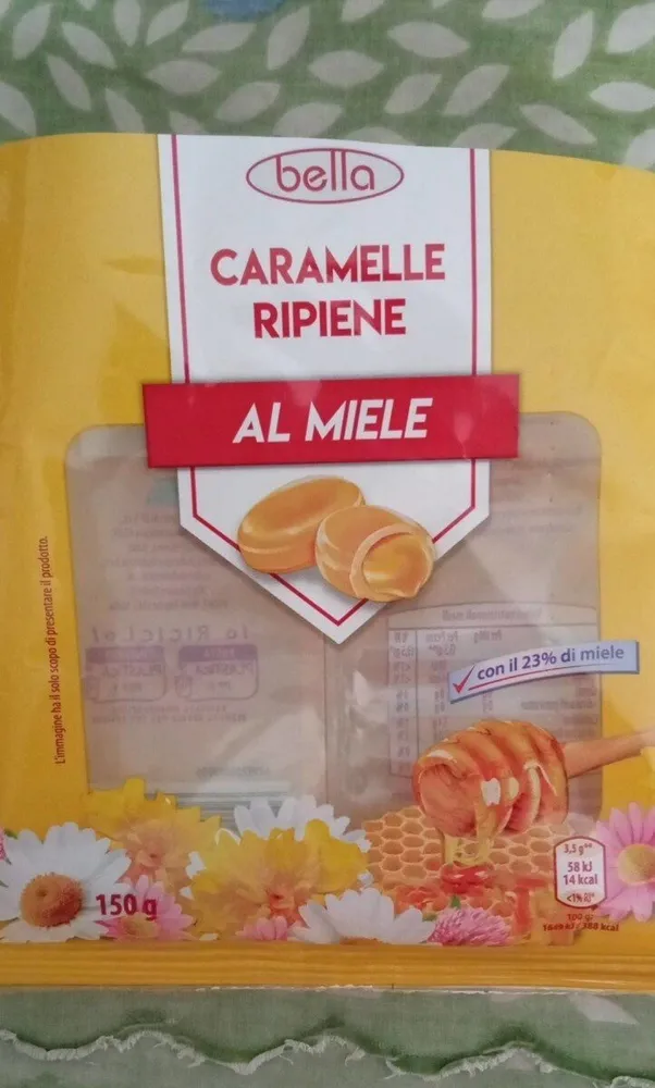 Caramelle ripiene al miele