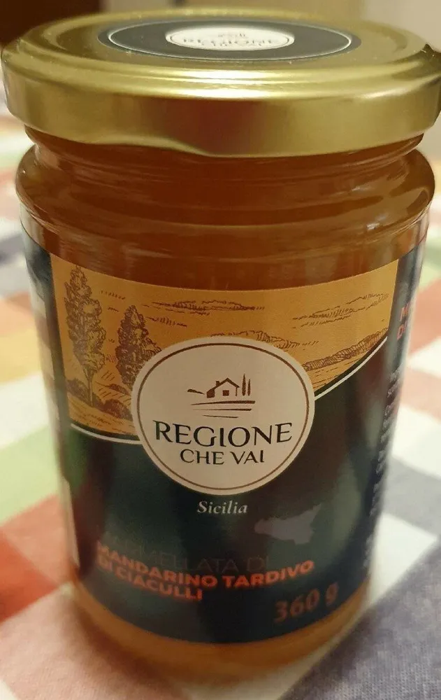Marmellata di mandarino tardivo di ciaculli