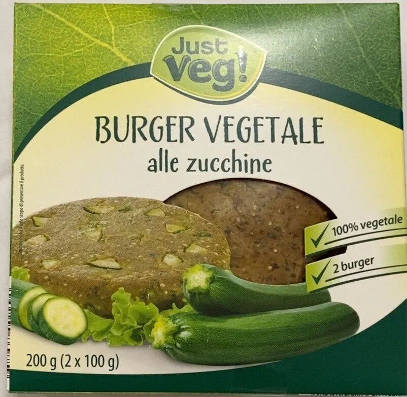 Burger vegetale alle zucchine