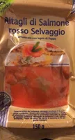 Ritagli di salmone rosso selvaggio