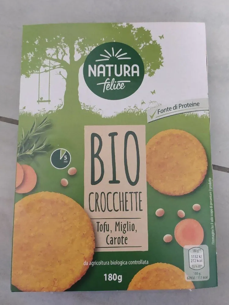 Crocchette Tofu, Miglio, Carote