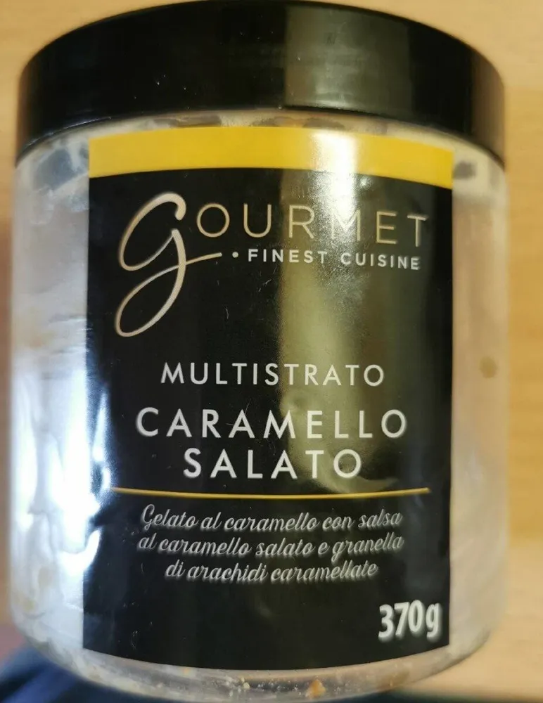 Gelato al caramello salato