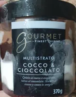 Gelato cocco e cioccolato