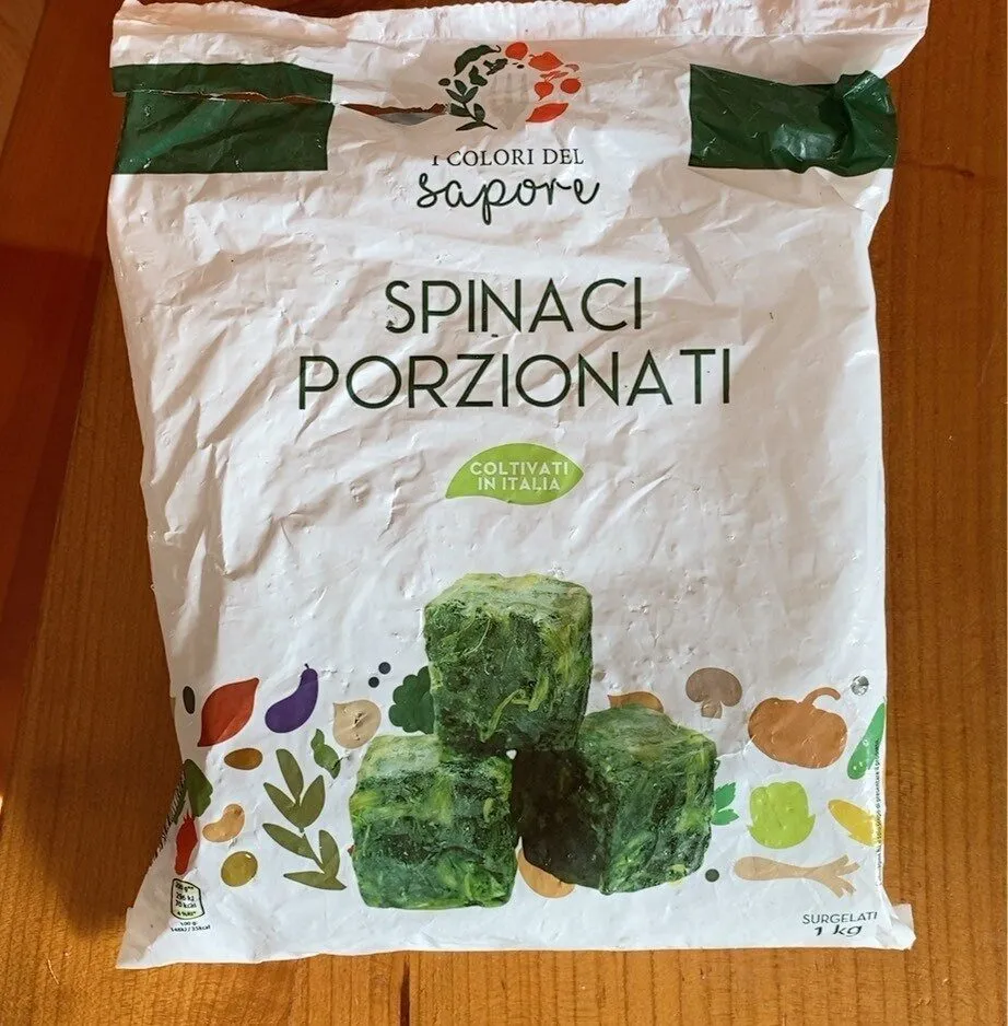 Spinaci porzionati