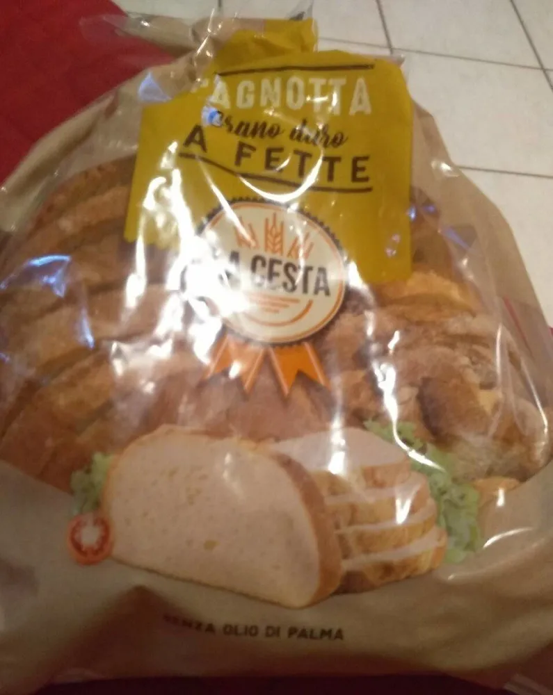 Pagnotta di grano duro a fette