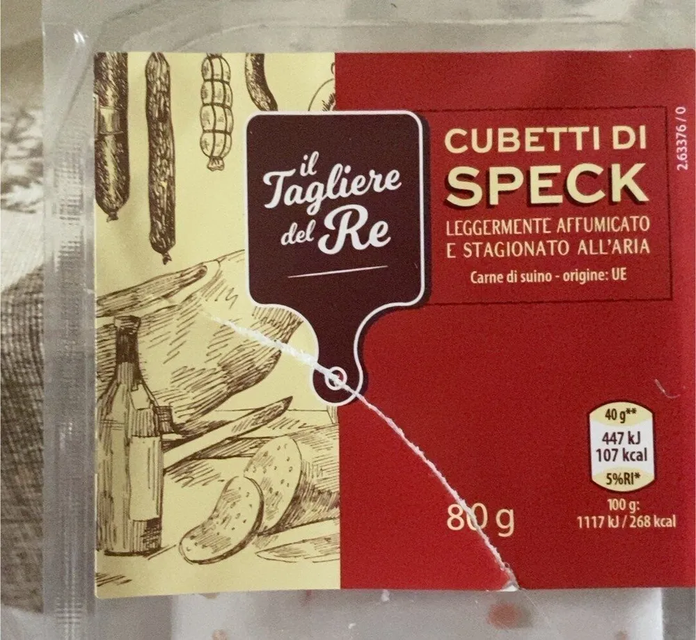 Cubetti di speck