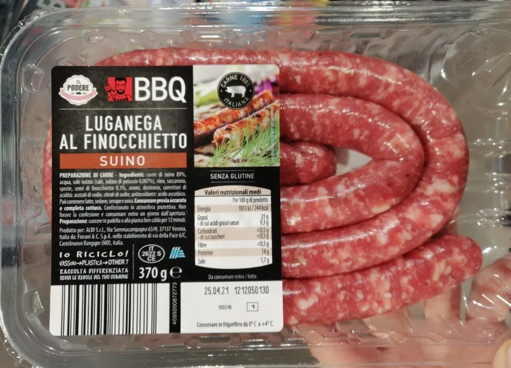 Luganega al finocchietto