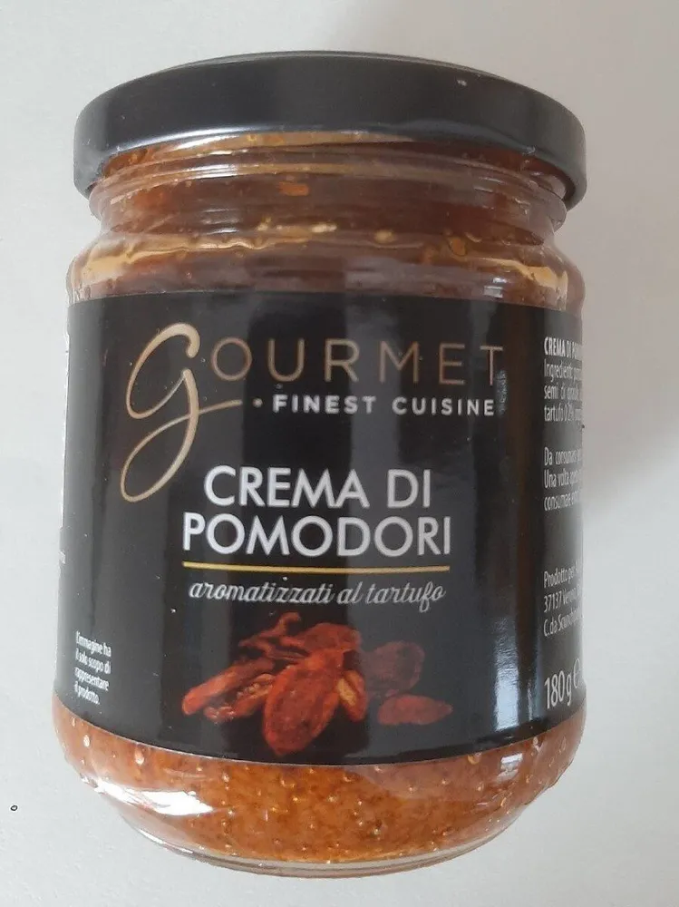 Crema pomodori aromatizzati al tartufo