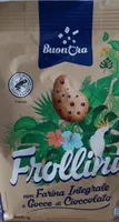 Frollini con farina integrale e gocce di cioccolato