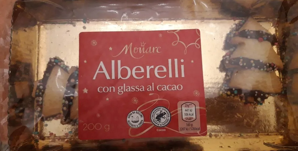 Alberelli con glassa al cacao