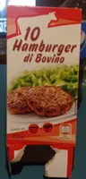 10 hamburger di bovino
