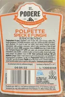 Polpette speck e funghi
