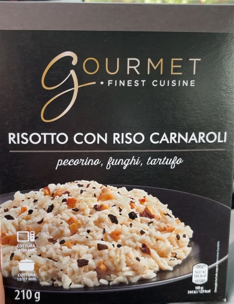 Risotto pecorino funghi tartufo