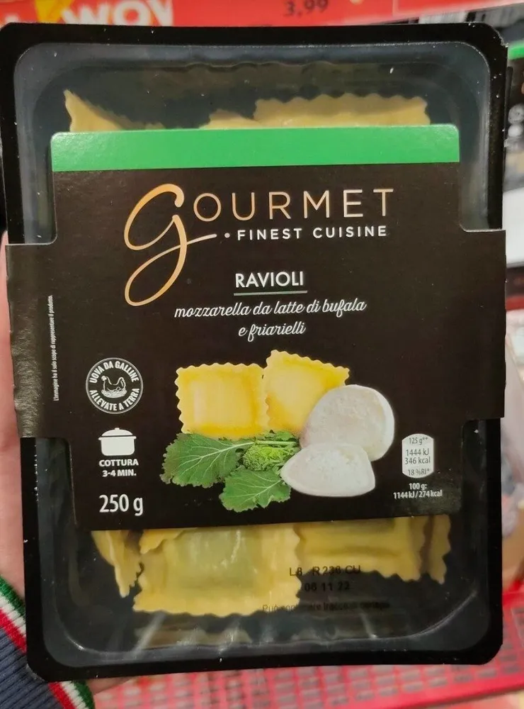 Gourmet ravioli