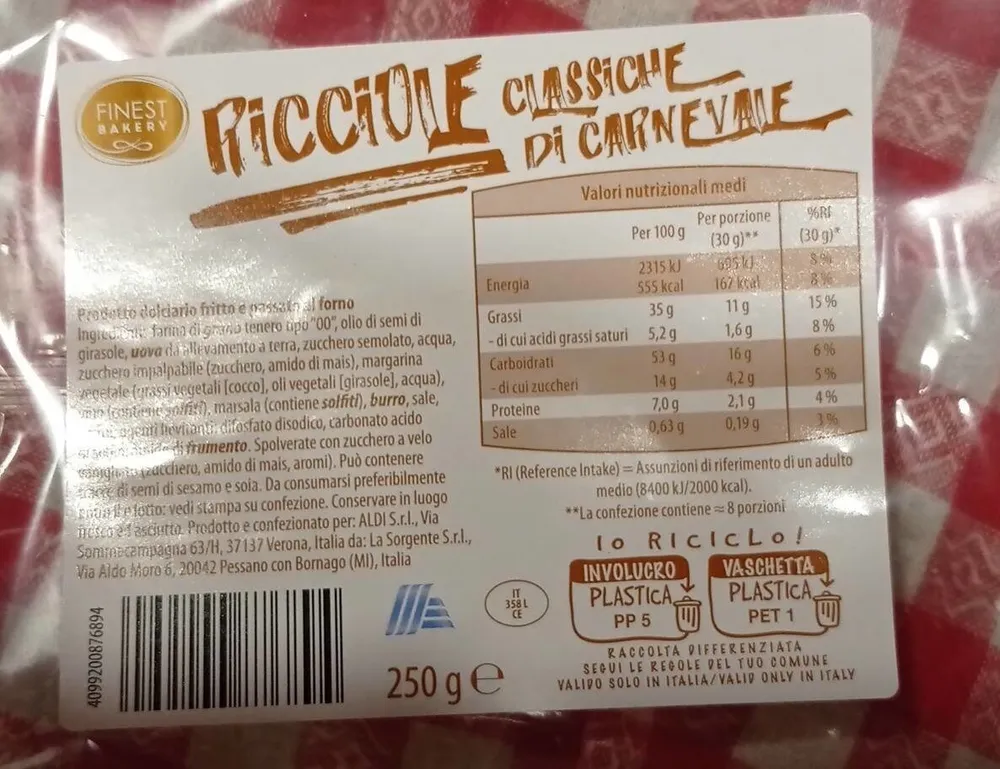 Ricciole classiche