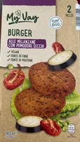 Burger allr melanzane con pomodori secchi