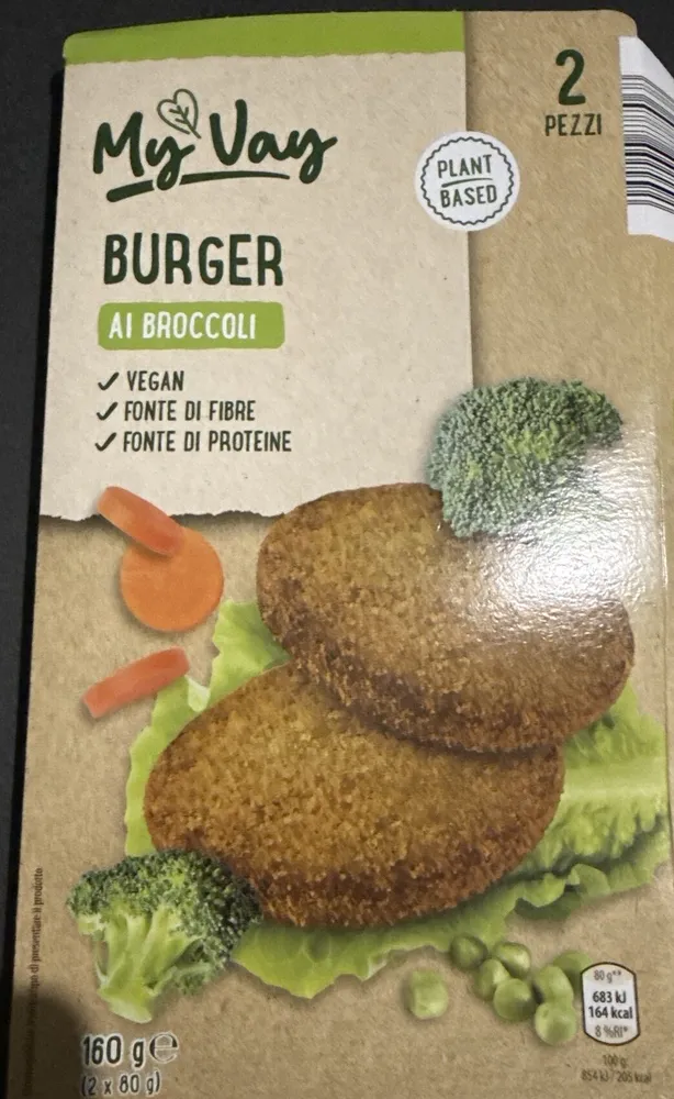 Burger ai broccoli