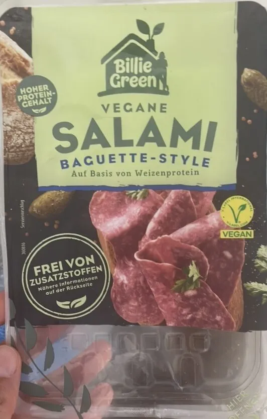 Vegane Salami Baguette-Style