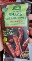 Veganer Snack Salami Style mit Chili