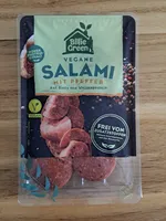 Vegane Salami mit Pfeffer