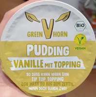 Pudding Vanille mit Topping