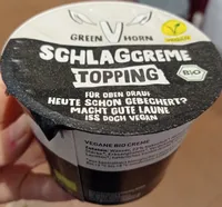 Schlagcreme topping