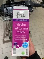 Frische Fettarme Laktosefreie Milch
