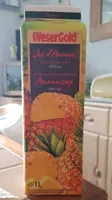 Jus d'ananas à base de concentré 100 % jus