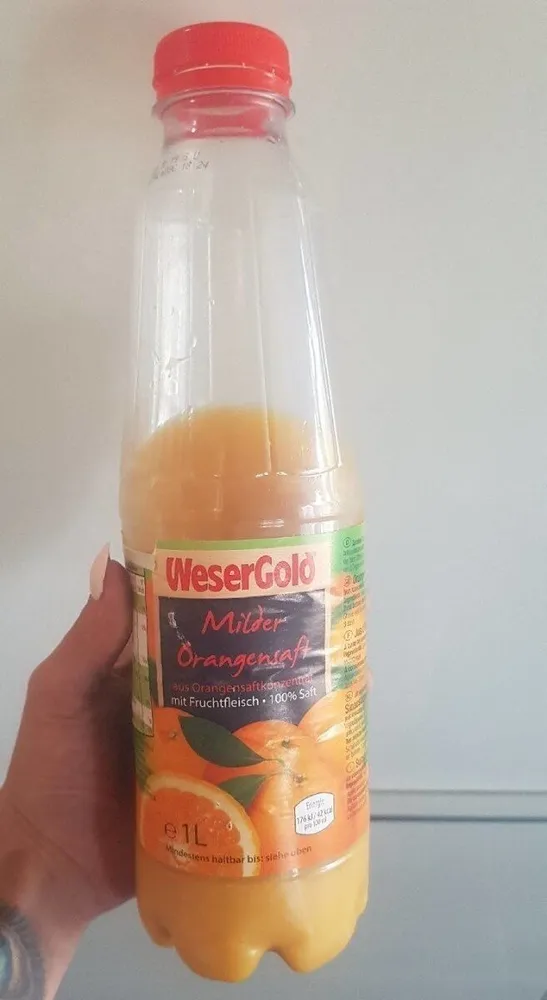 Milder orangensaft