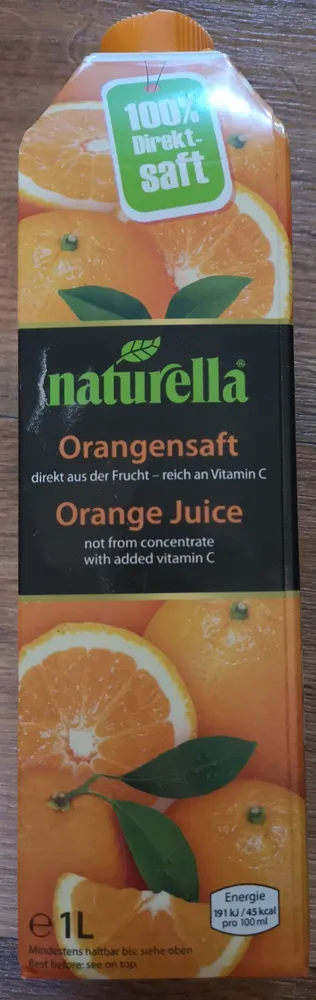 Naturella Orangensaft, Orange
