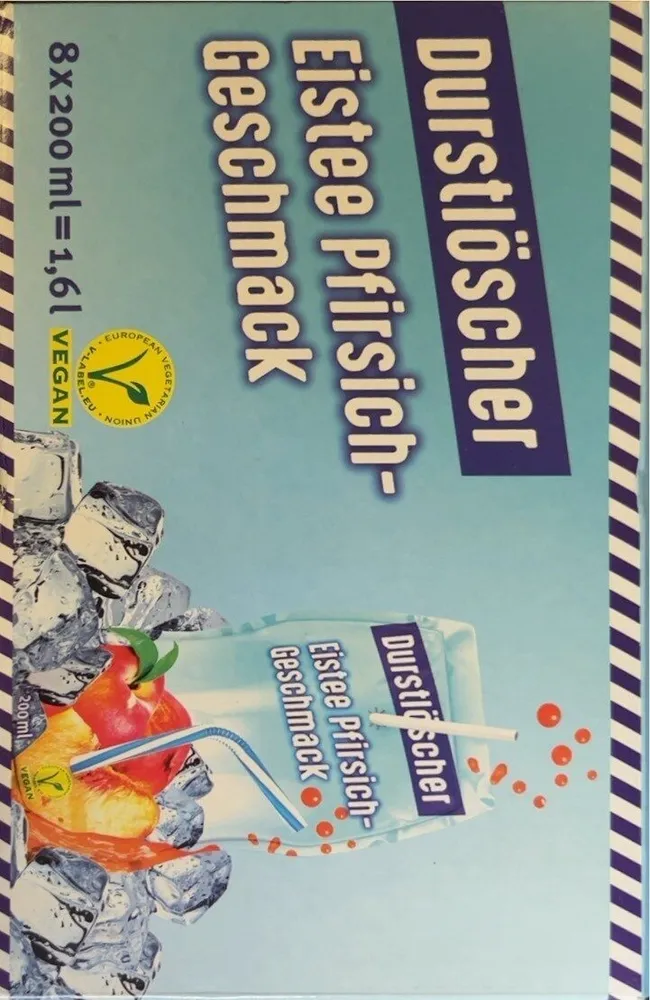 Eistee Pfirsichgeschmack