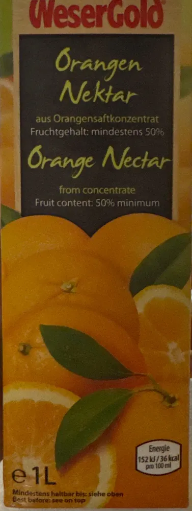 Orangen Nektar