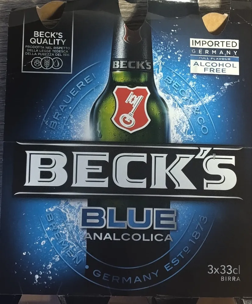 Birra analcolica blue