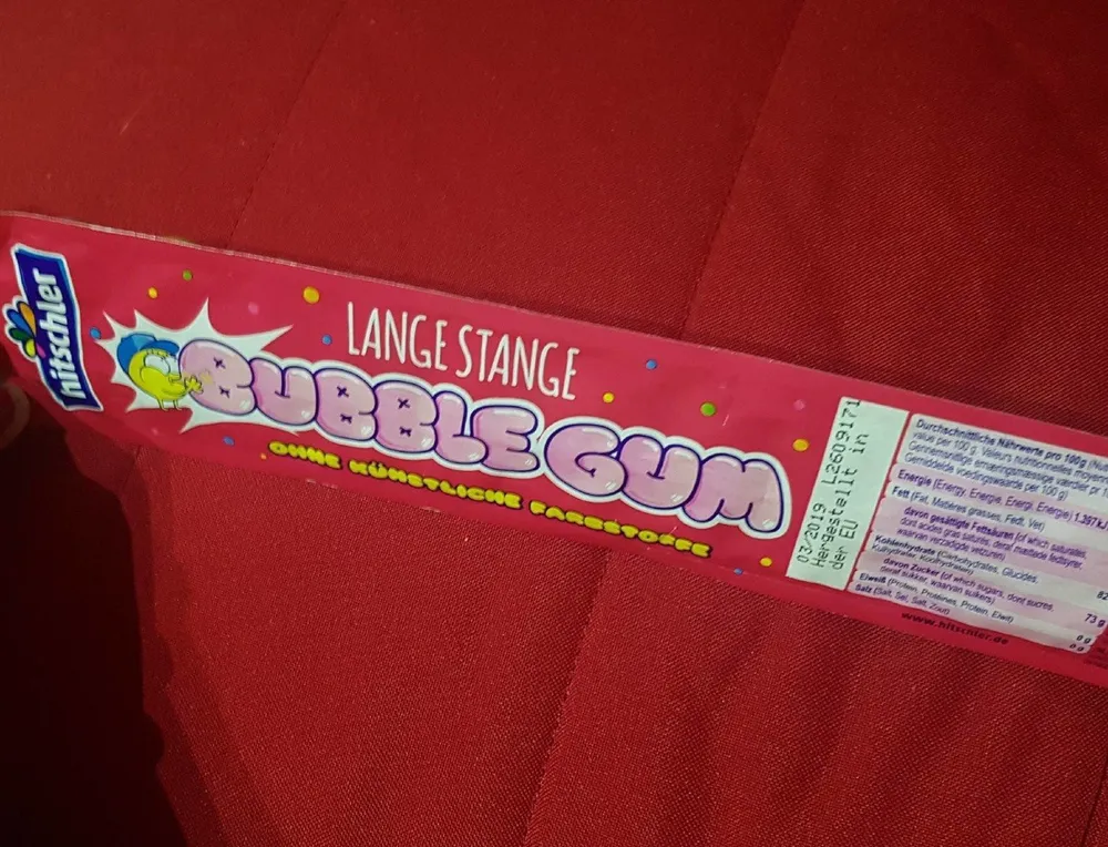 Bubble gum