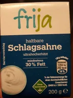 Haltbare Schlagsahne