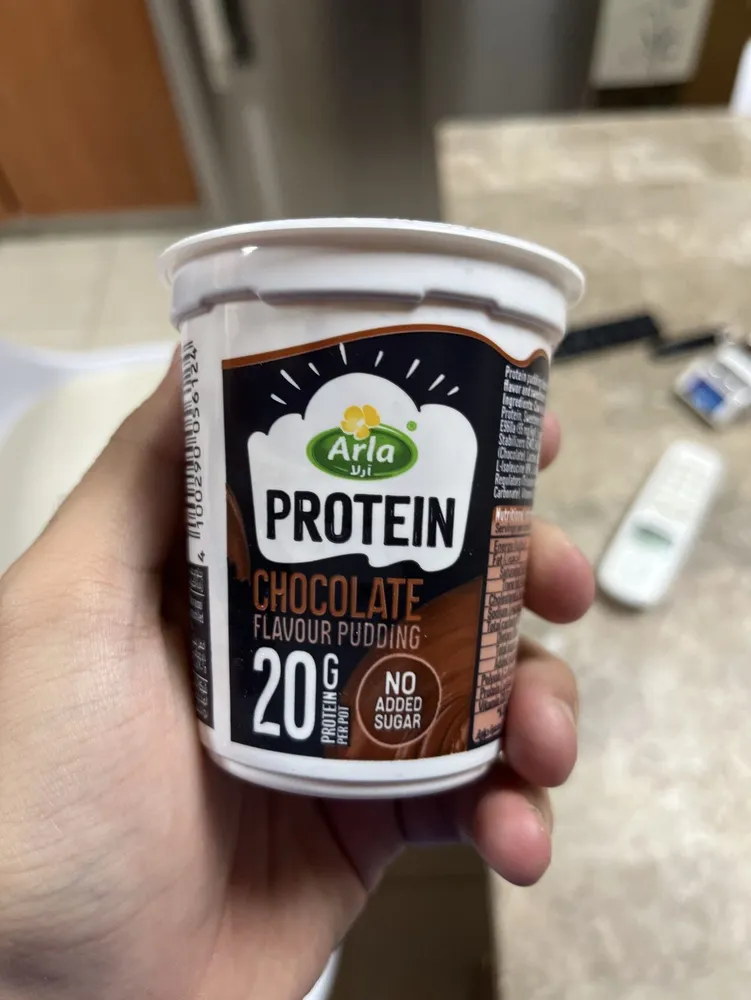 pudding dessert with chocolate flavor and low sweeteners