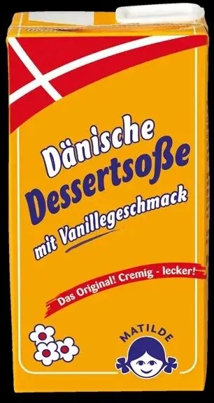 Dänische Dessertsoße mit Vanillegeschmack