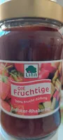 Die Fruchtige 100% Frucht-Süßung Erdbeer-Rhabarber