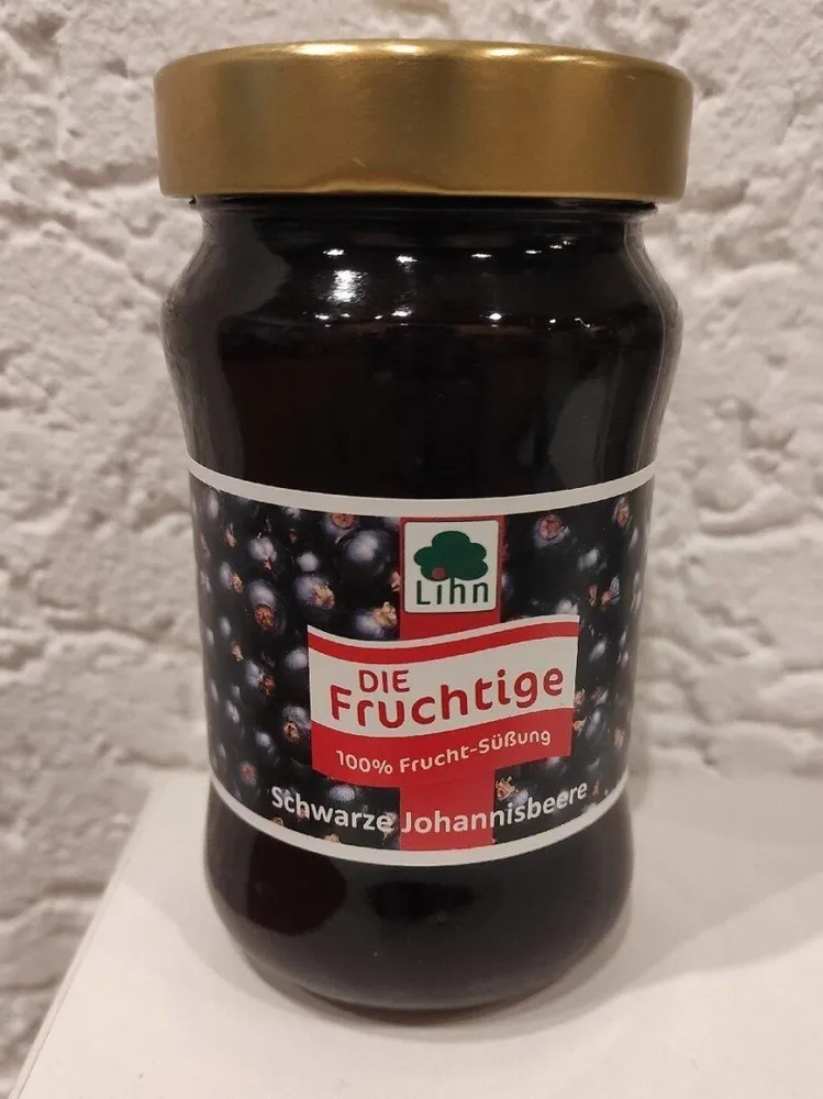 Lihn Fruchtaufstrich Die Fruchtige Schwarze Johannisbeere