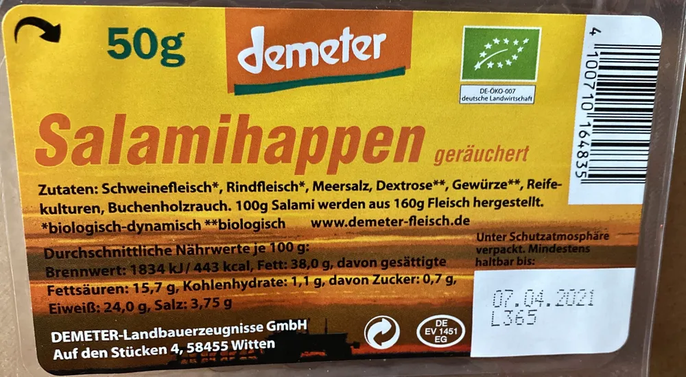 Demeter Salamihappen