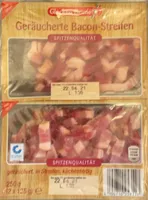 Geräucherte Bacon -Streifen