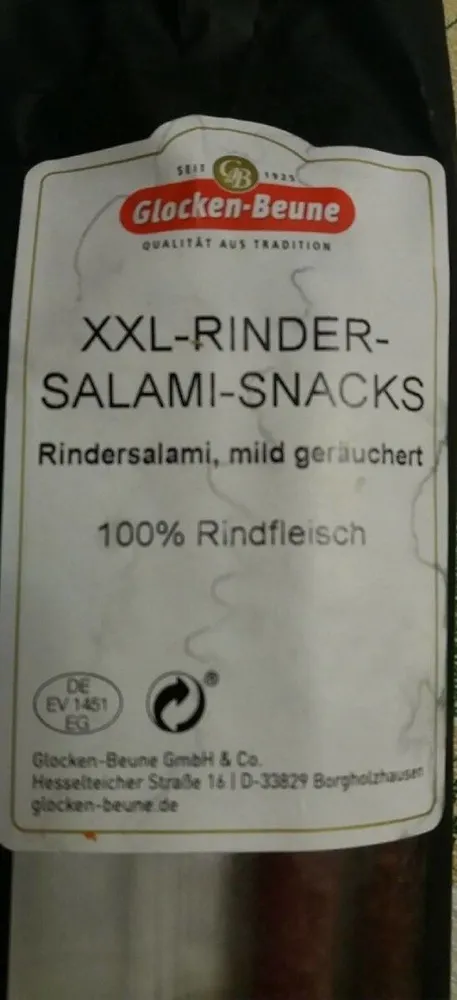 XXL RINDER SALAMI SNACKS