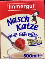 Naschkatze Dessertsoße Vanillegeschmack