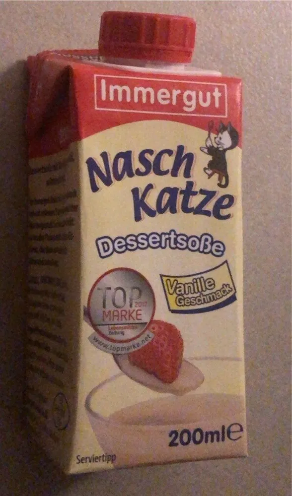 Naschkatze Dessertsoße