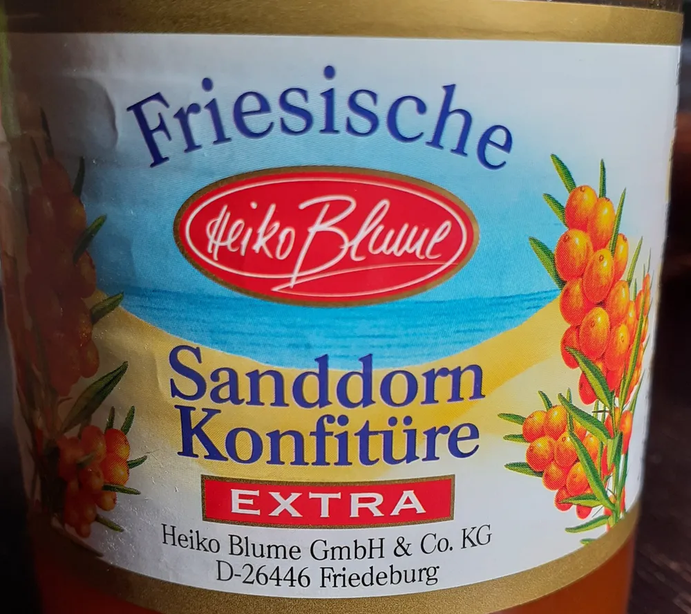 Friesischen Sanddorn Konfitüre