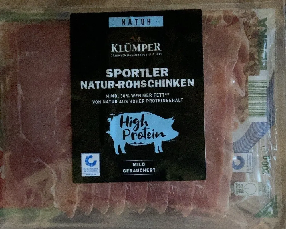 Sportler Natur-Rohschinken
