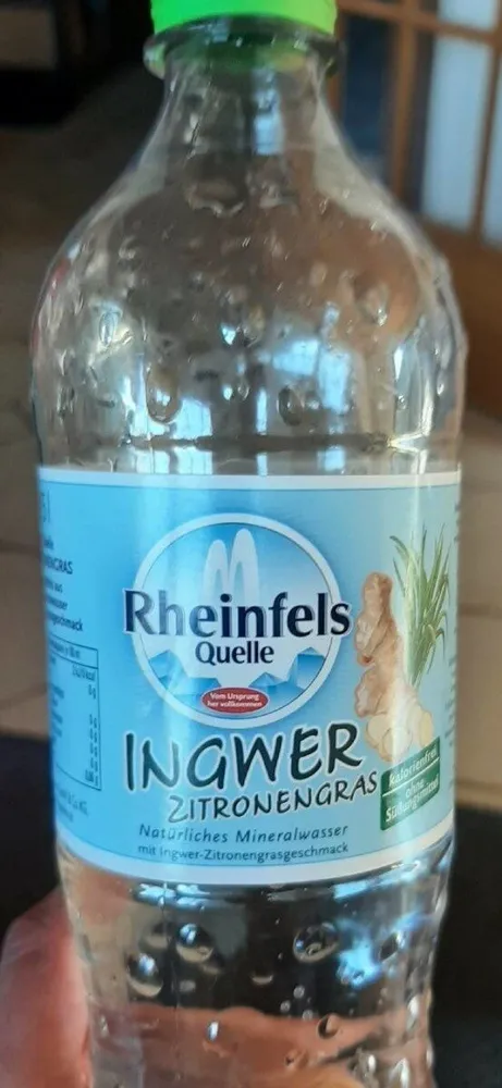 Wasser Ingwer-Zitronengras